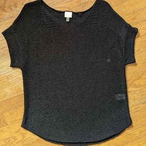 Cupio black knit top